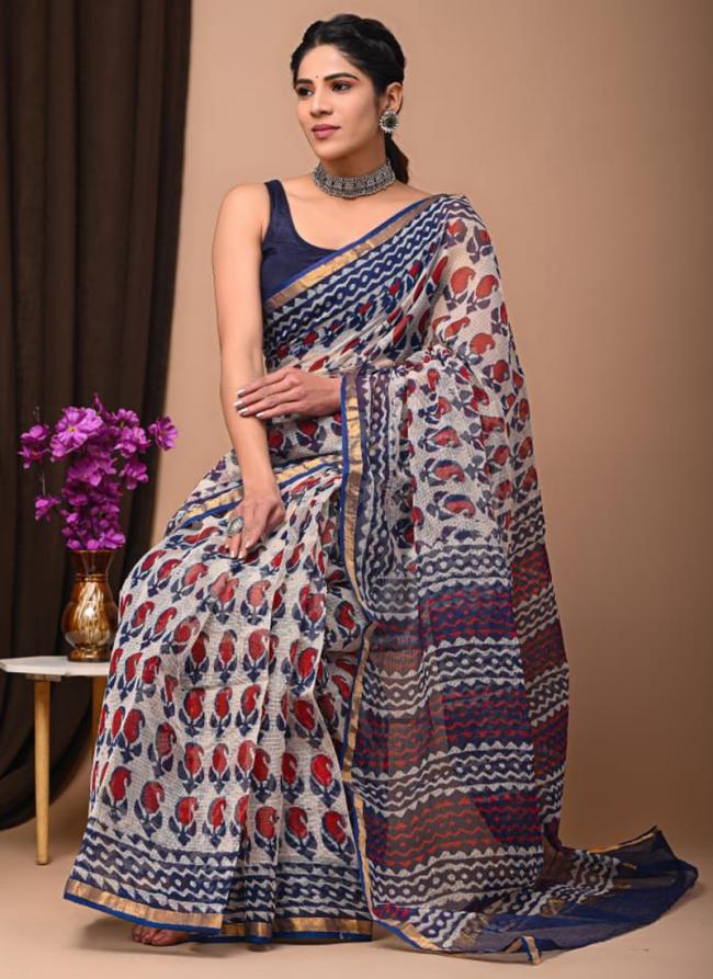 Cotton Multi Colour  Digital Printed Saree